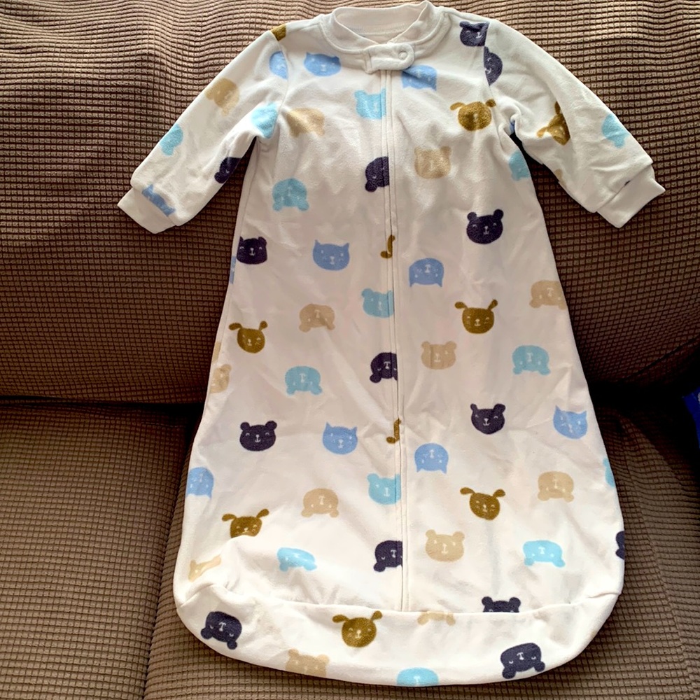 Carters fleece sleep sack size M